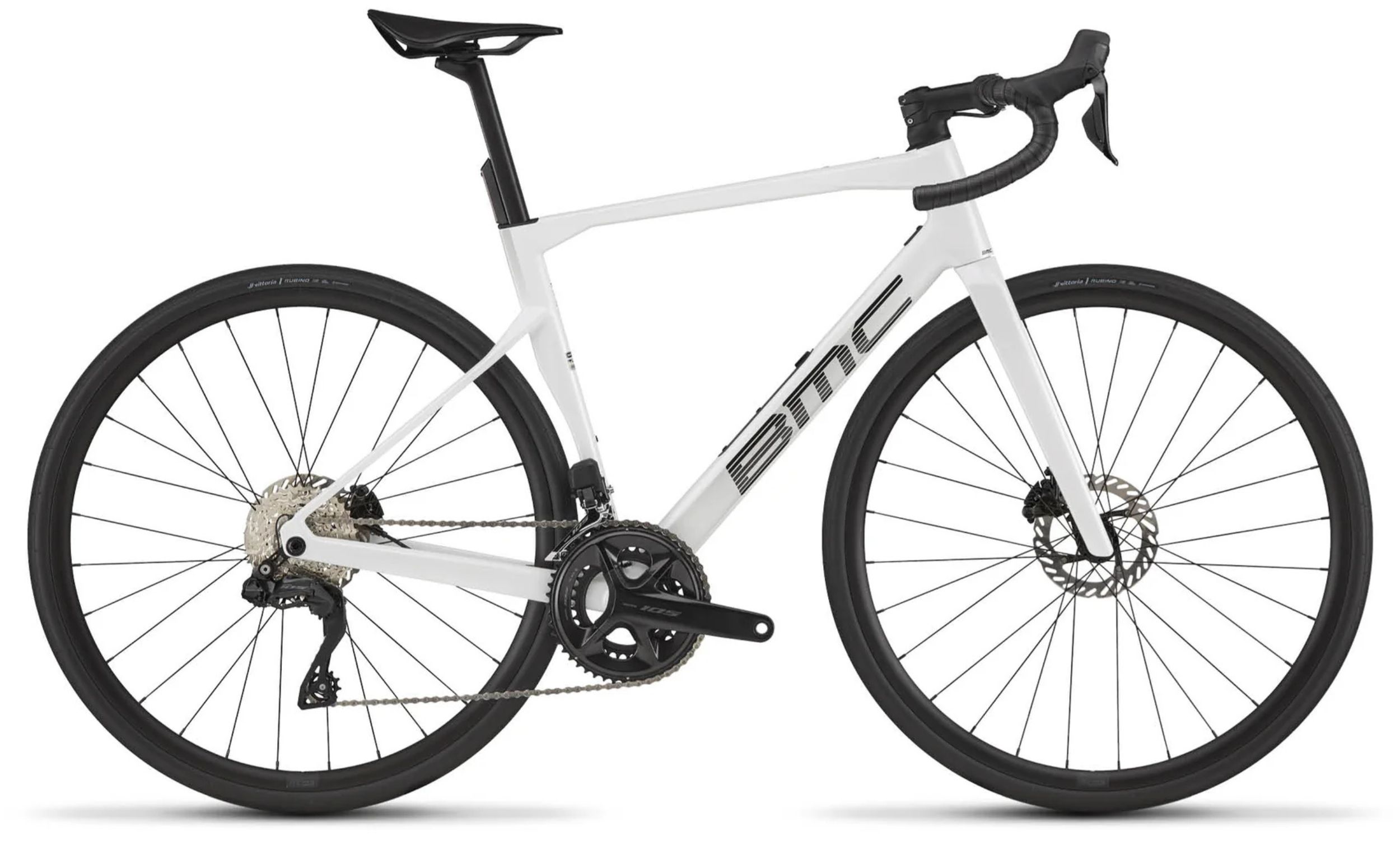 BMC-Roadmachine-Two-White-Seitenansicht-rechts.jpg BMC Roadmachine Two Shimano 105 Di2 – Bild 1