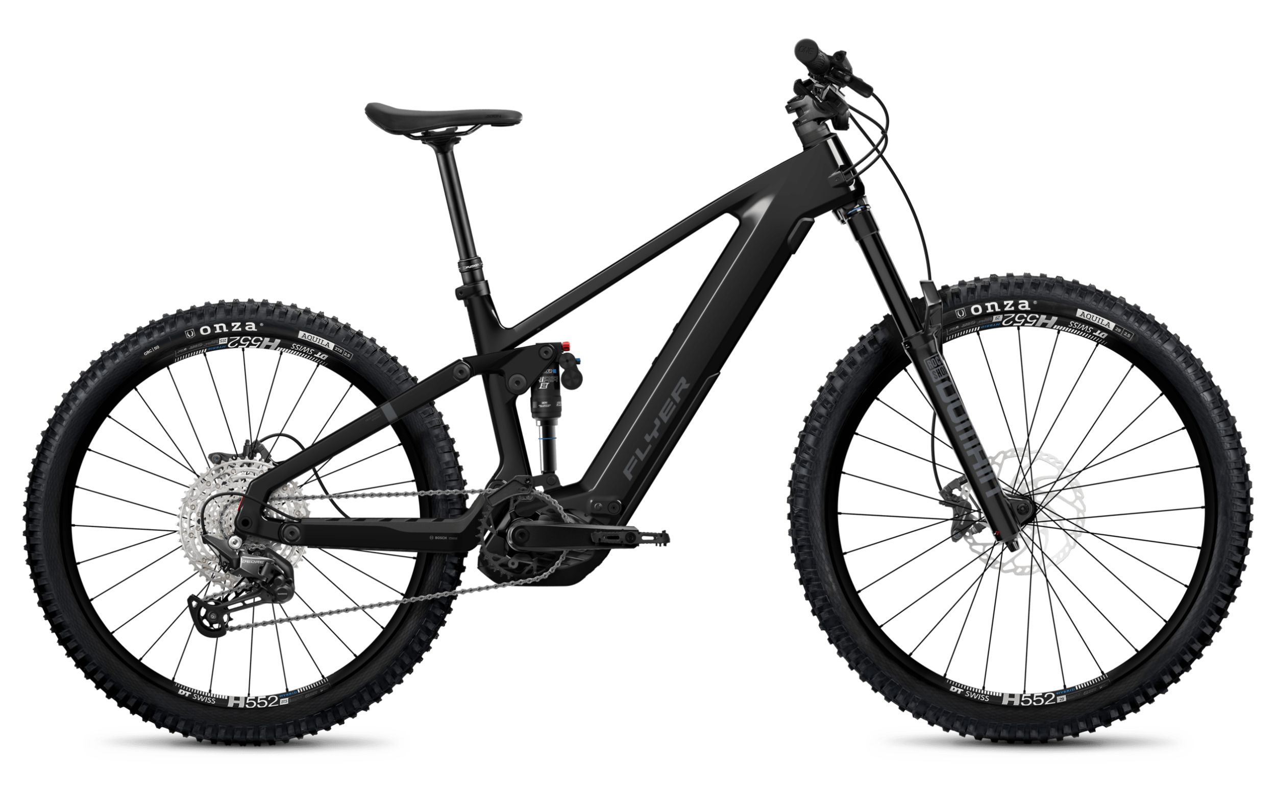 Flyer-Uprock-Evo-X-4.10-black-Seitenansicht-rechts.jpg Flyer G2 Uproc EVO:X 4.10 Performance Line CX 800Wh – Bild 1