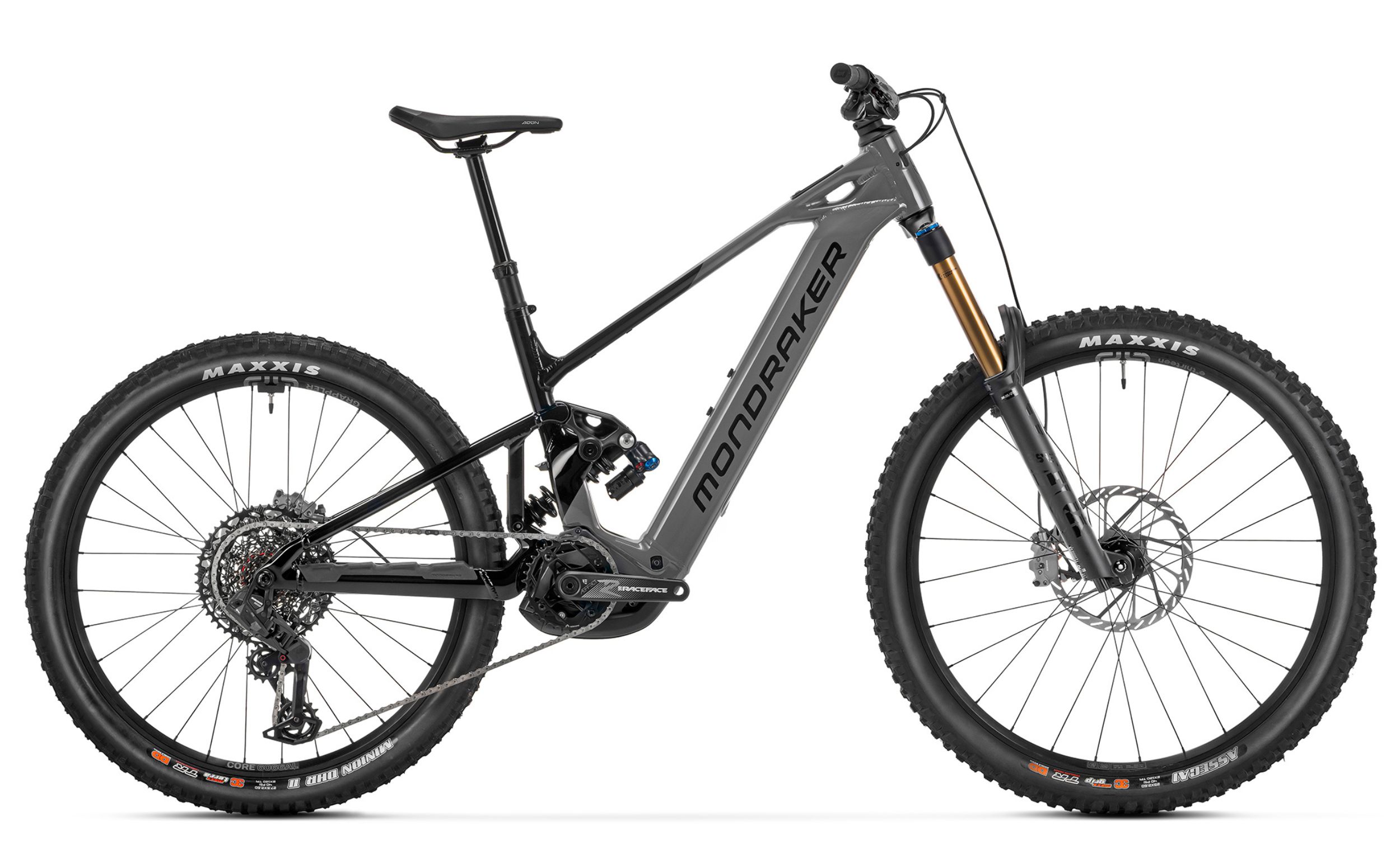Mondraker-Level-RR-Grey-Seitenansicht-rechts.jpg Mondraker Level RR Performance Line CX 800 Wh – Bild 1